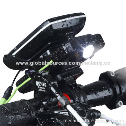High-brightness LED Light, Long Time Bicycle Lighting for More than 12 Hours, Waterproof Power Bank